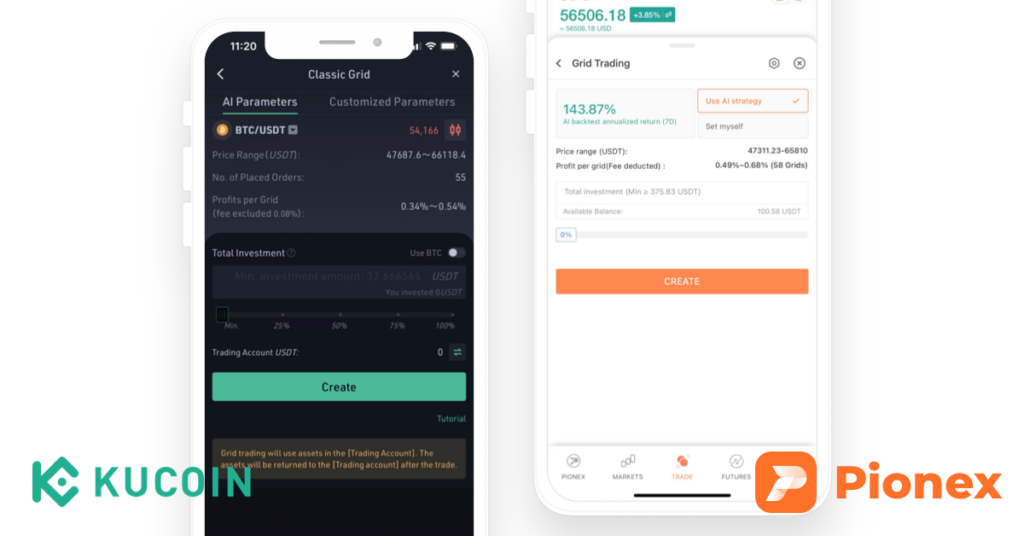 kucoin grid bot