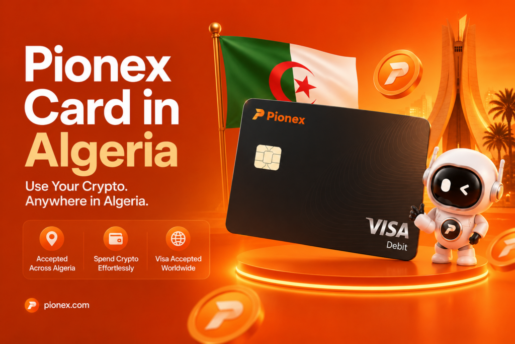 Pionex Card for users in Algeria