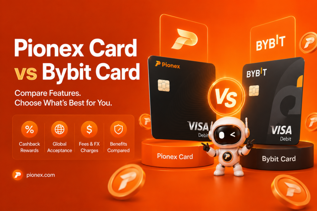 Pionex Card vs Bybit Card comparison