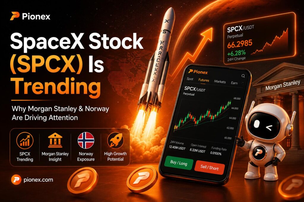 SpaceX stock SPCX market analysis and trading on Pionex