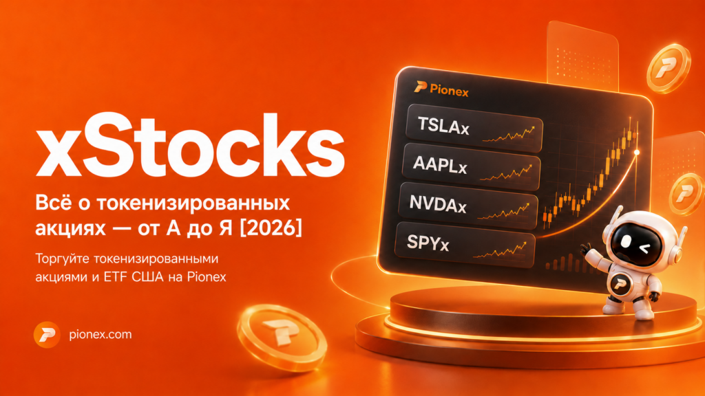 Руководство Pionex по xStocks и токенизированным акциям