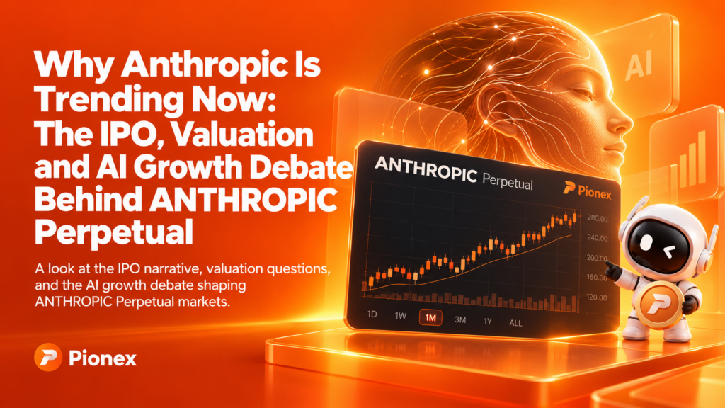 Anthropic IPO and valuation debate behind the ANTHROPIC perpetual on Pionex