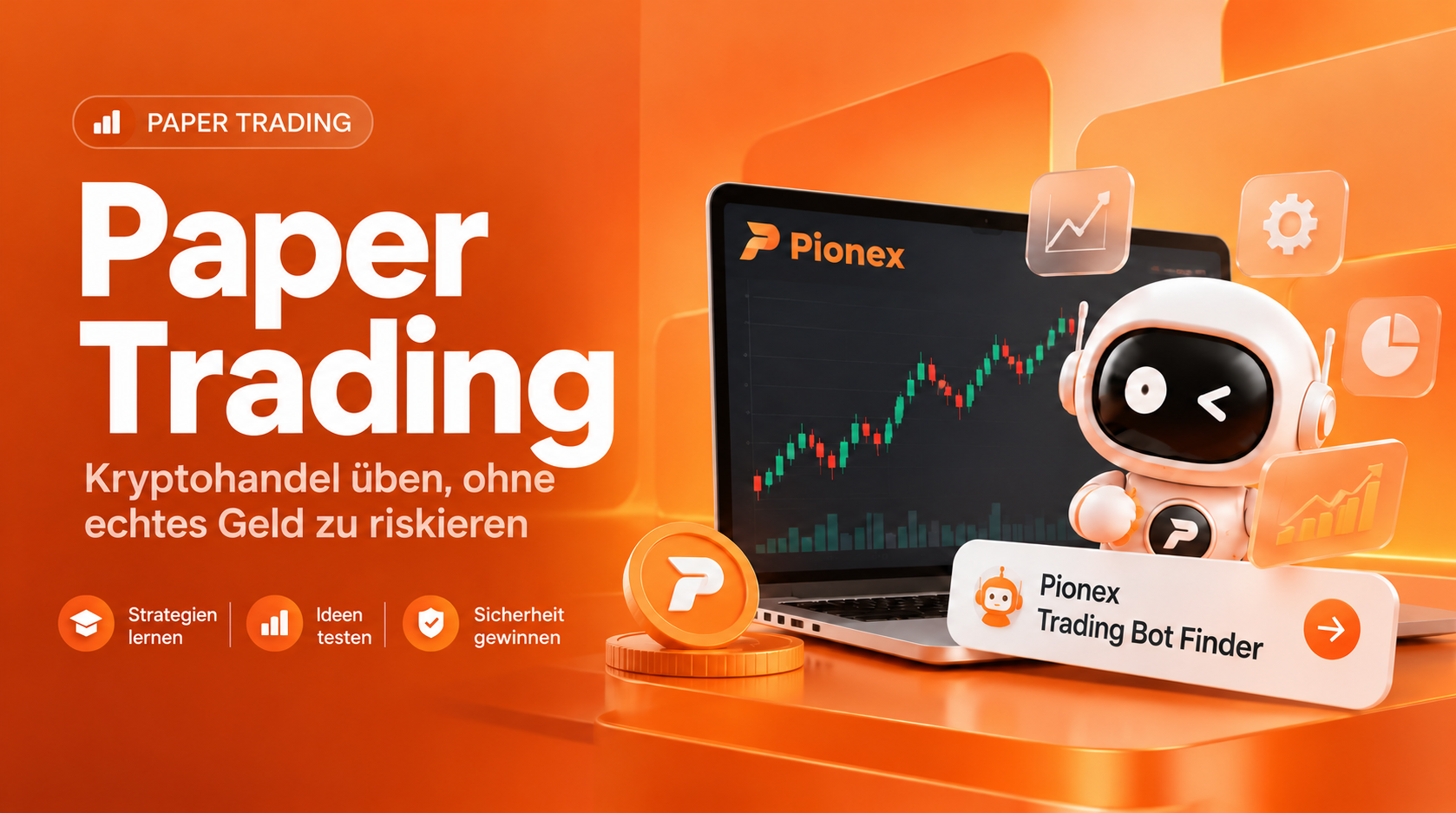 Paper Trading für Anfänger mit Pionex-Chart und Trading Bot Finder