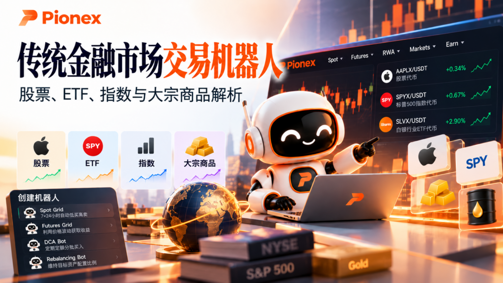 传统金融市场交易机器人：股票、ETF、指数与大宗商品